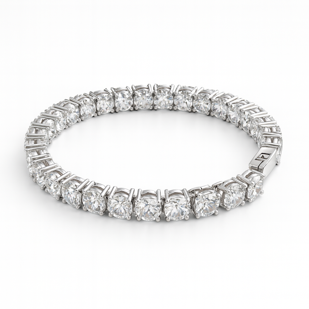 6MM ROUND CUT TENNIS BRACELET