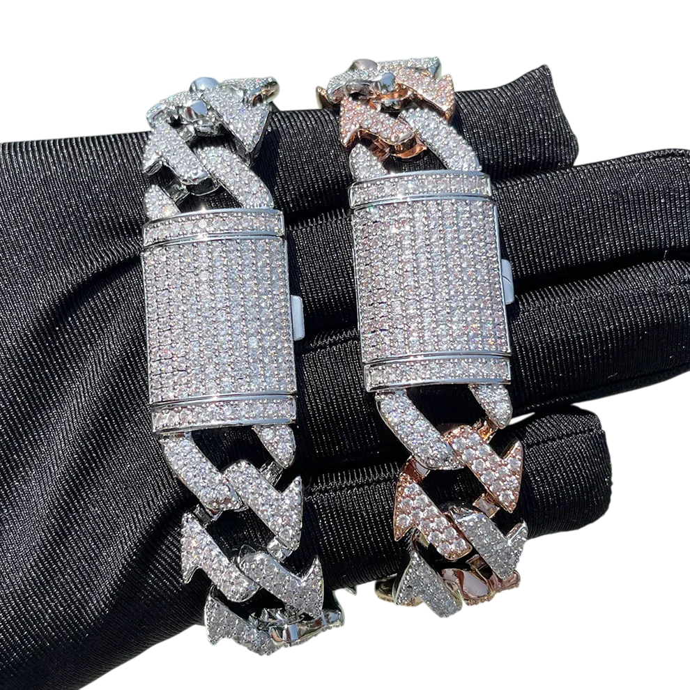 Iced Out Miami ID Cuban Link Bracelet