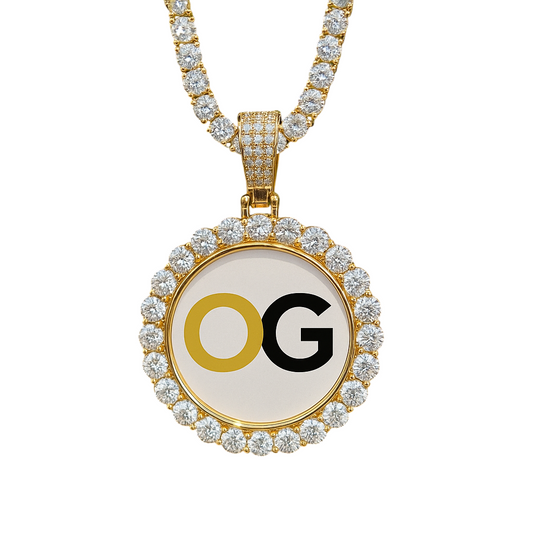 Custom Iced Out Memory Photo Pendant