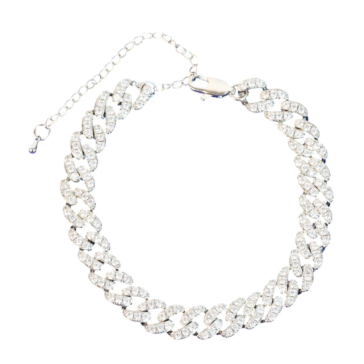 Iced Out Twisted Elegance Cuban Link Bracelet // 10MM