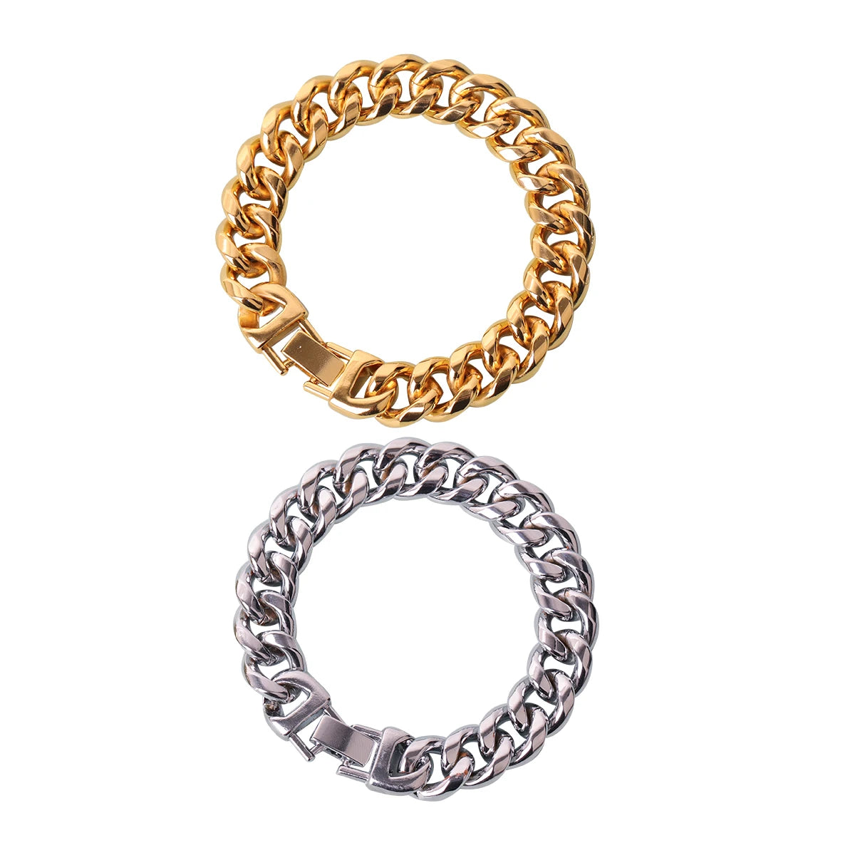 Classic Stainless Steel Cuban Link Bracelet // 12MM