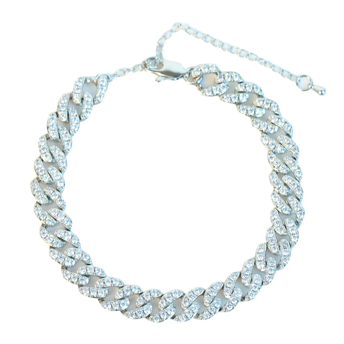 Iced Out Twisted Elegance Cuban Link Bracelet // 10MM