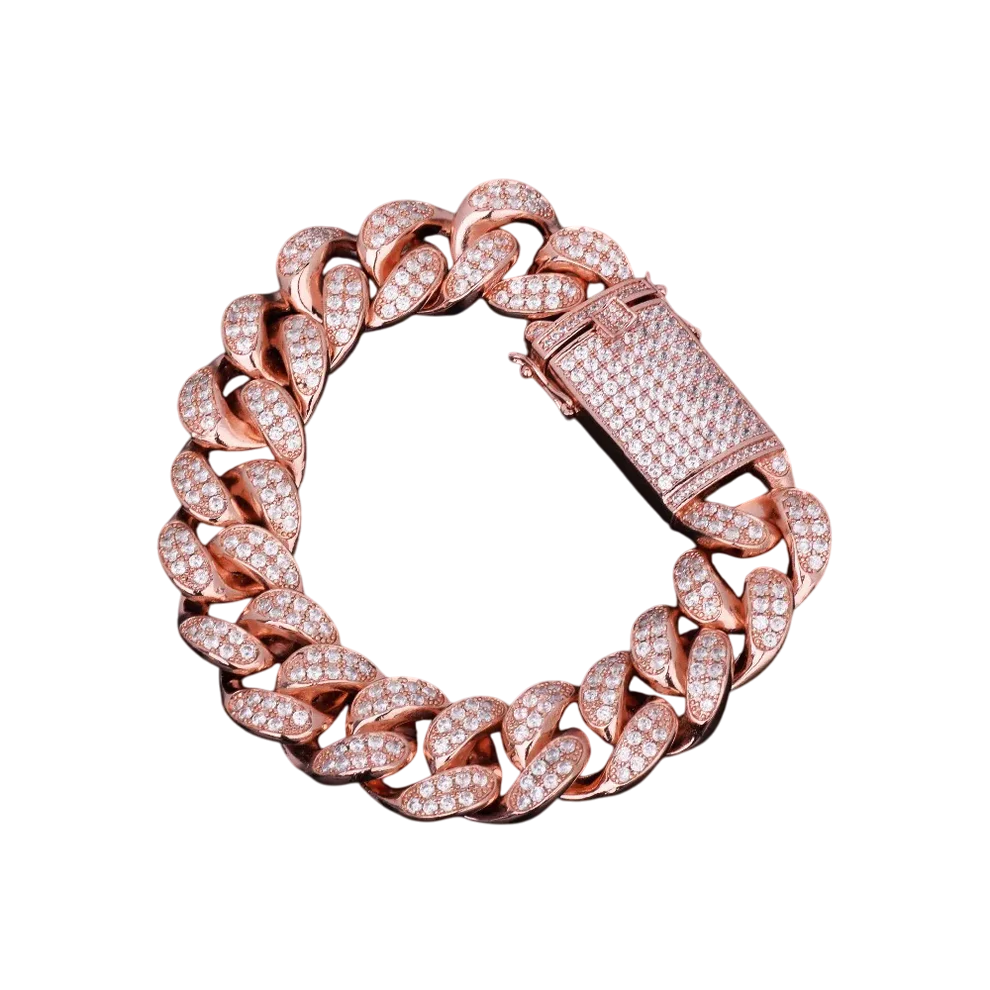 Iced Out Luxury Shine Cuban Link Bracelet // 20MM