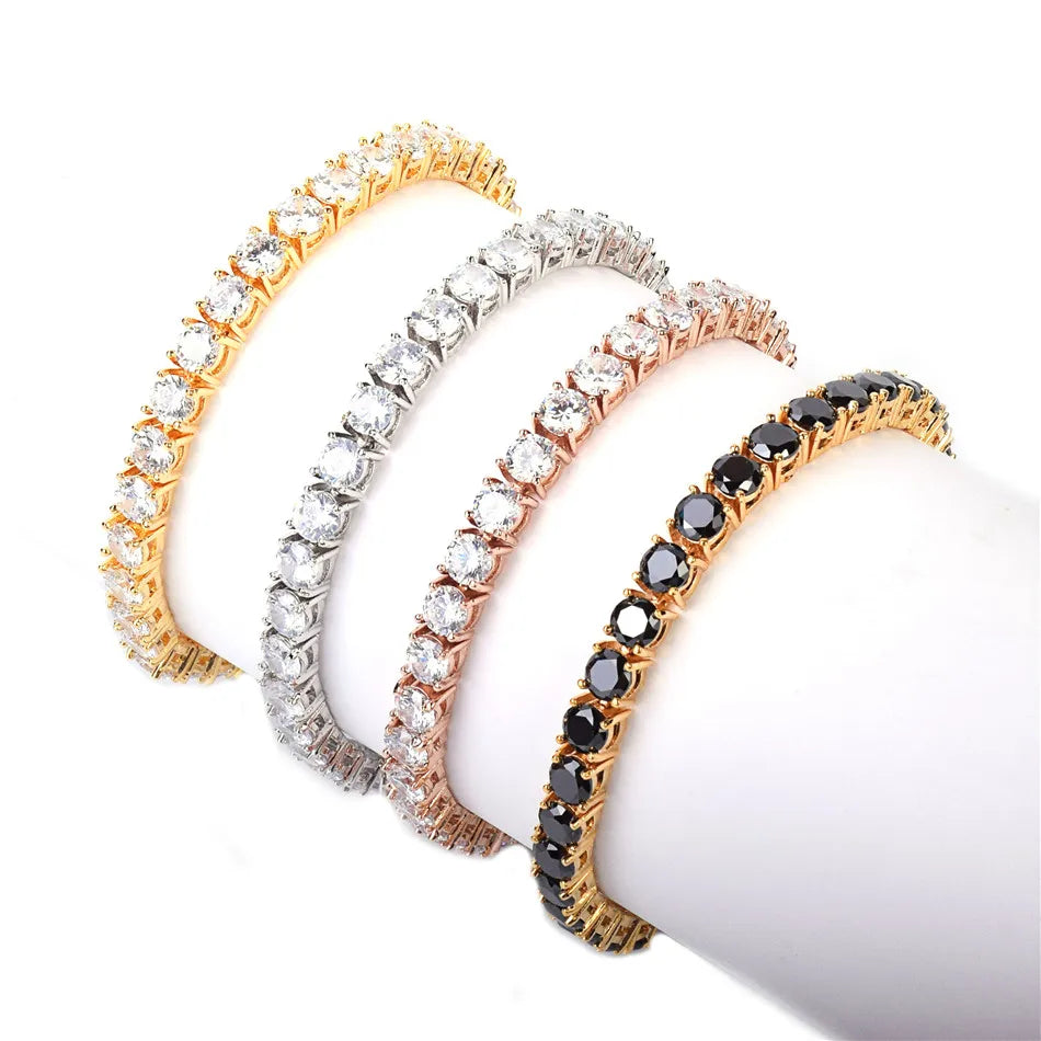 Iced Out Multi-Finish Ultimate Selection Tennis Bracelet