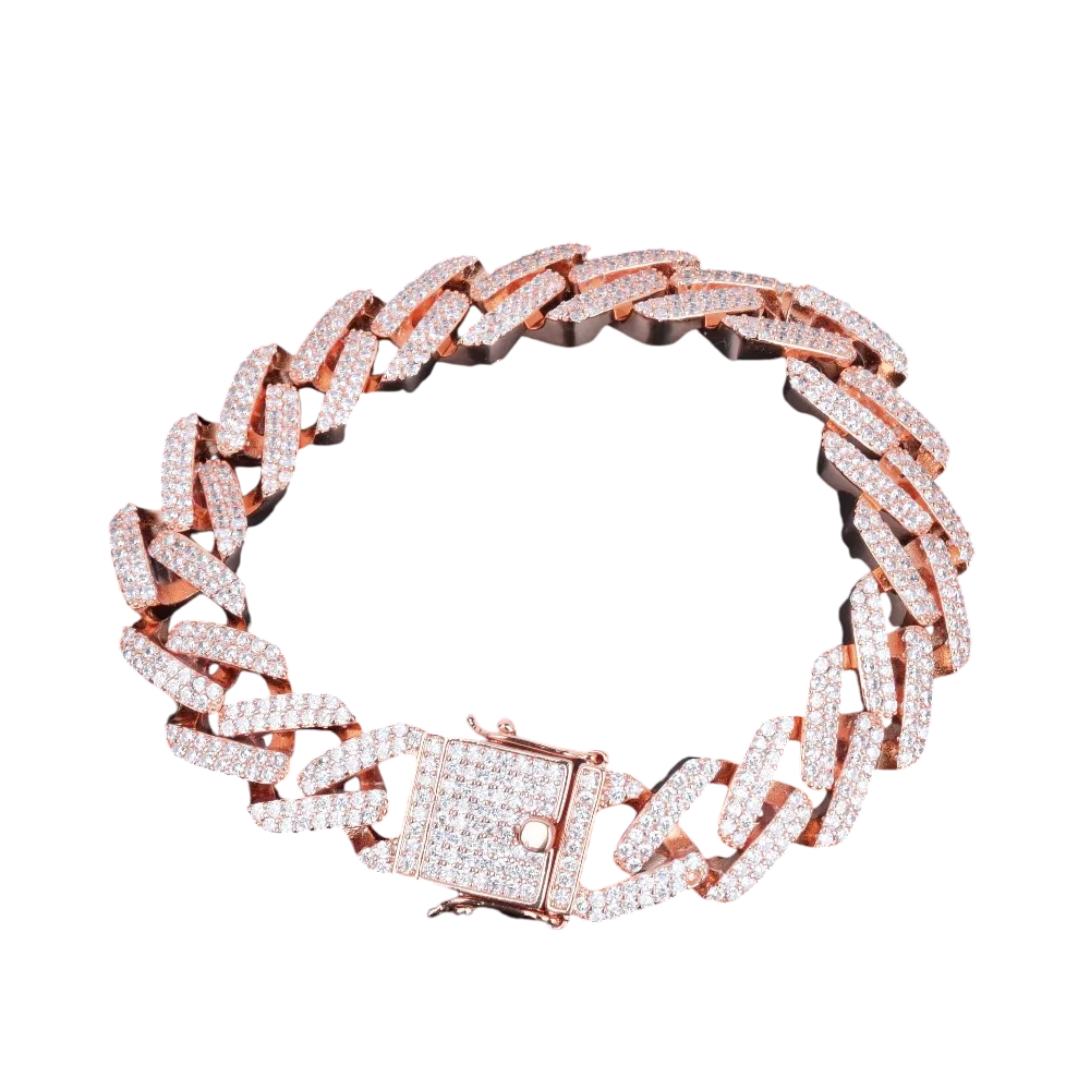 Iced Out Miami Cuban Link Bracelet // 14mm