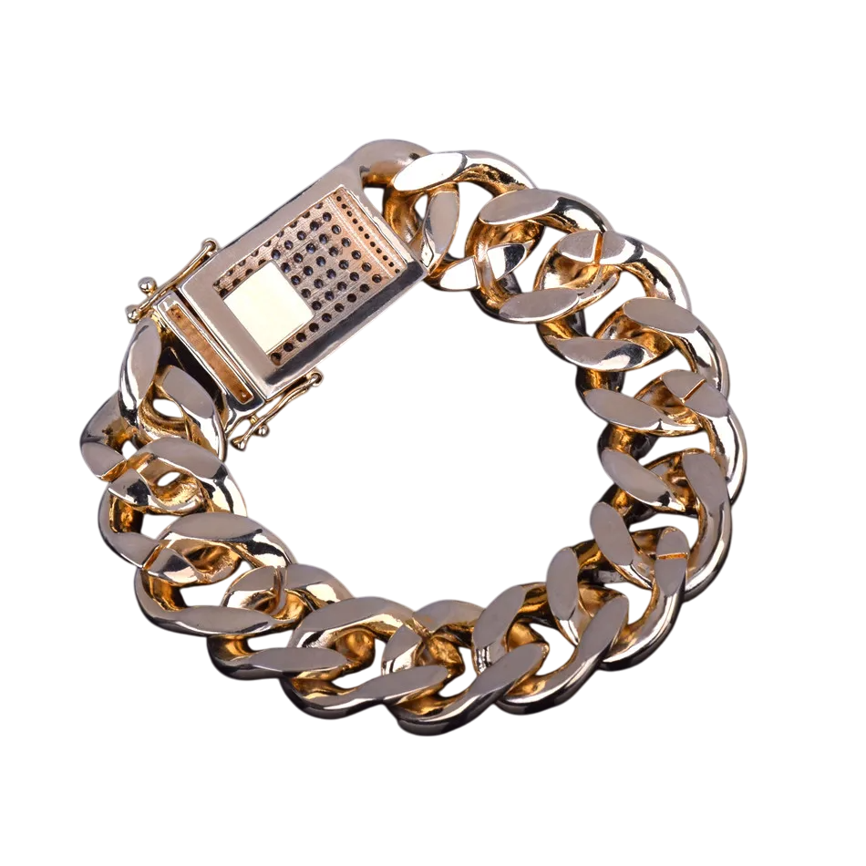 Iced Out Luxury Shine Cuban Link Bracelet // 20MM