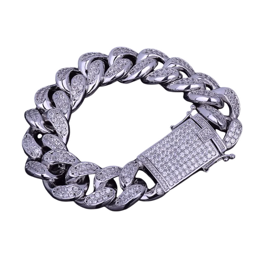 Iced Out Luxury Shine Cuban Link Bracelet // 20MM