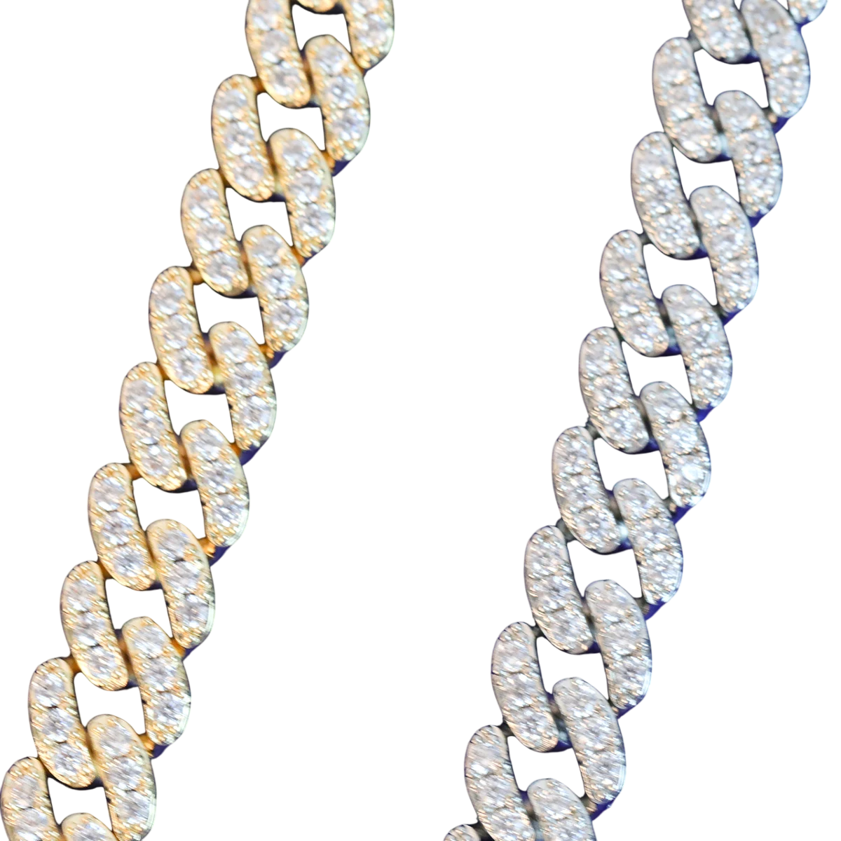 Iced Out Twisted Elegance Cuban Link Bracelet // 10MM