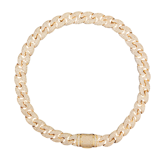 Iced Out Elegance Necklace & Bracelet Duo