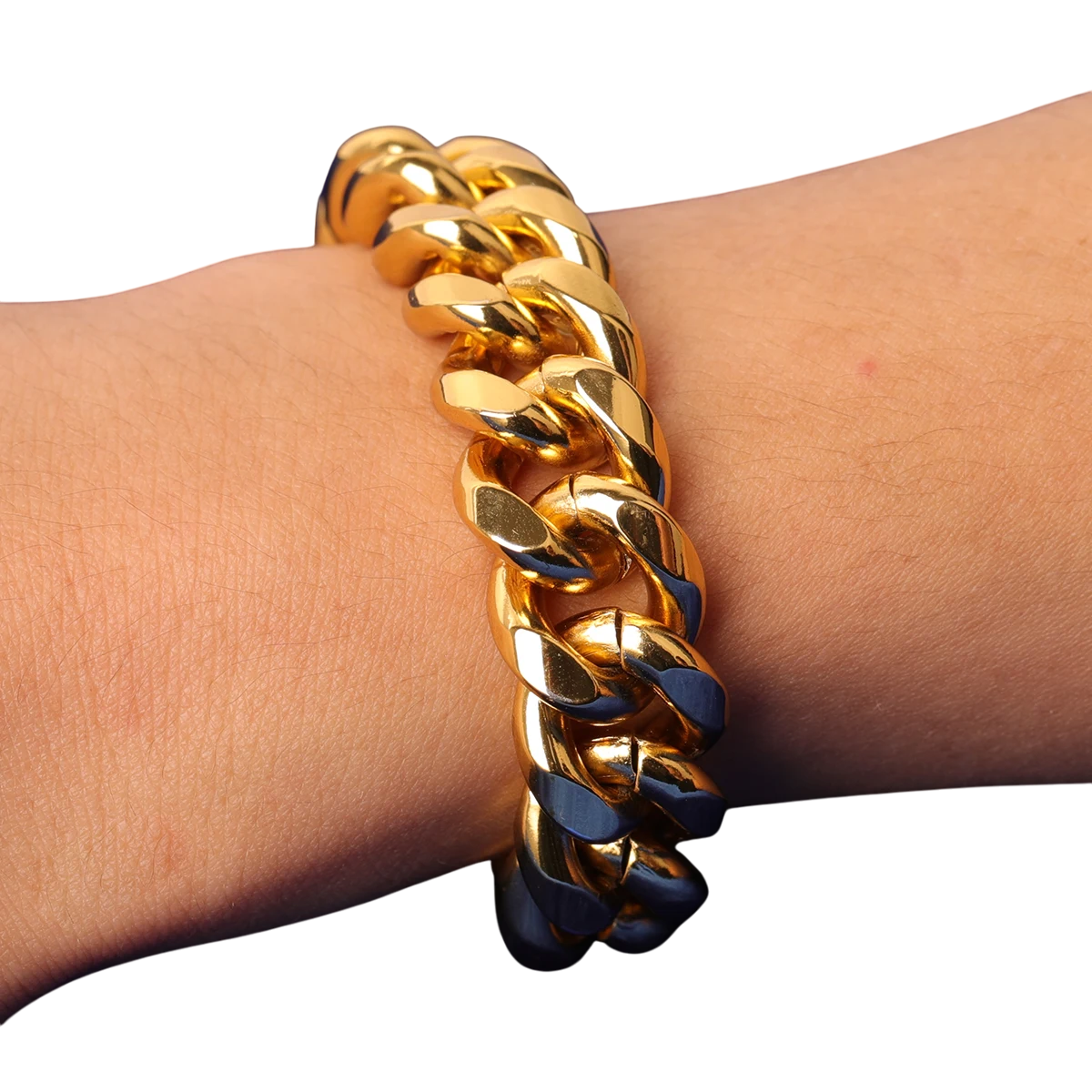 Classic Stainless Steel Cuban Link Bracelet // 12MM
