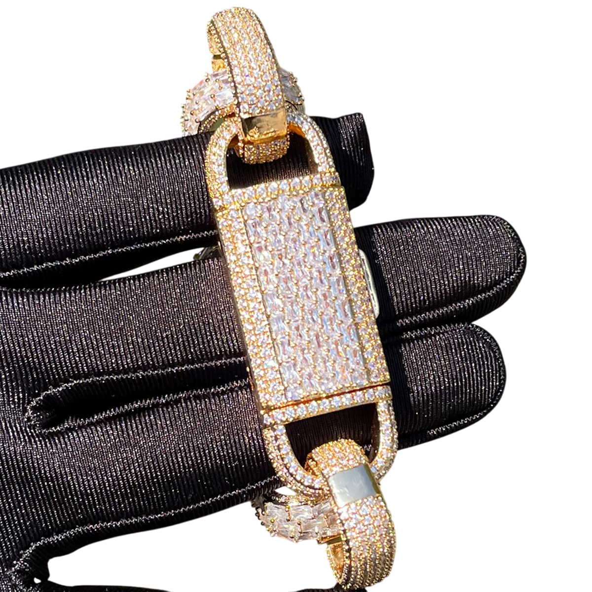 Iced Out Box Prestige Cuban Link Bracelet