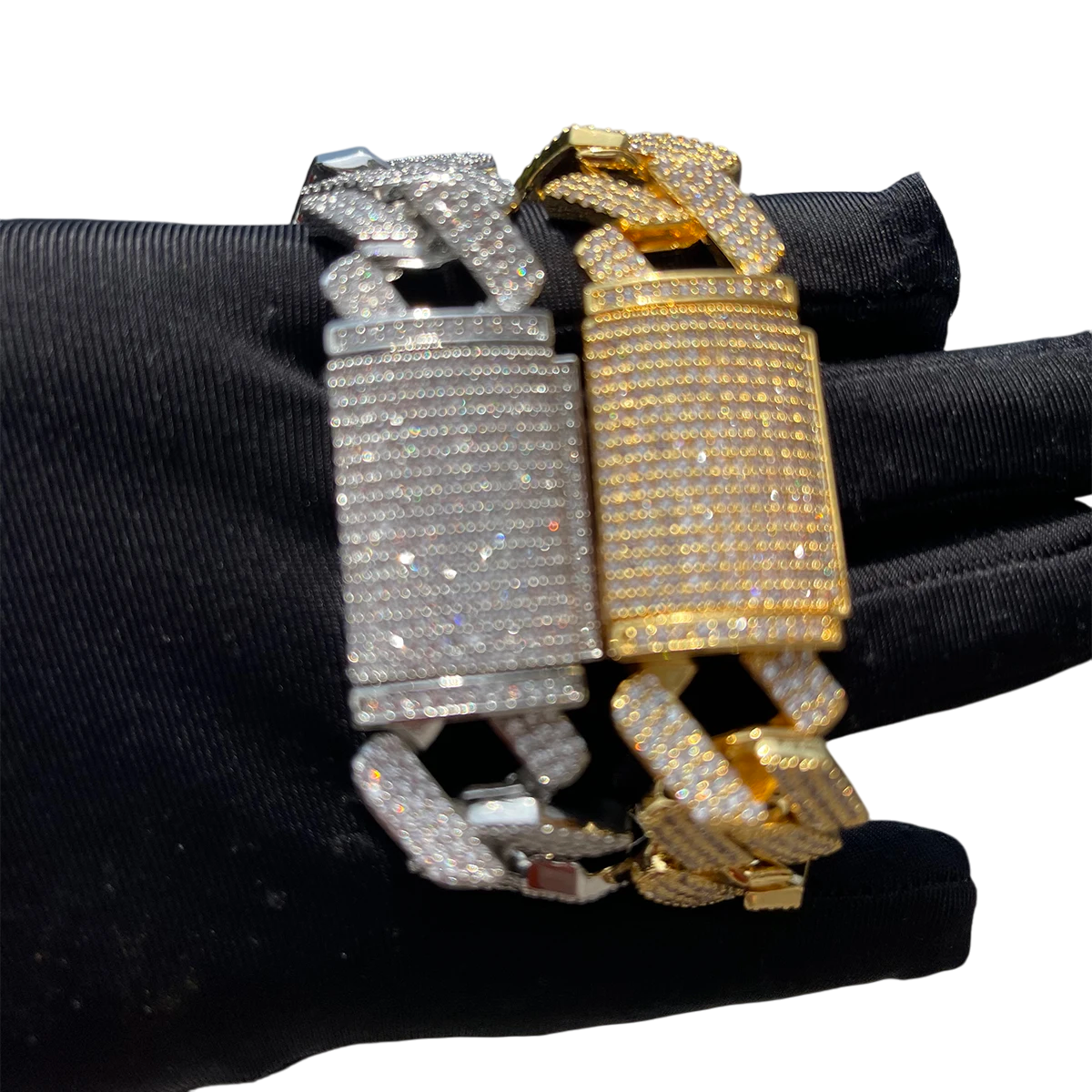 Iced Out Luxury Twisted Cuban Link Bracelet