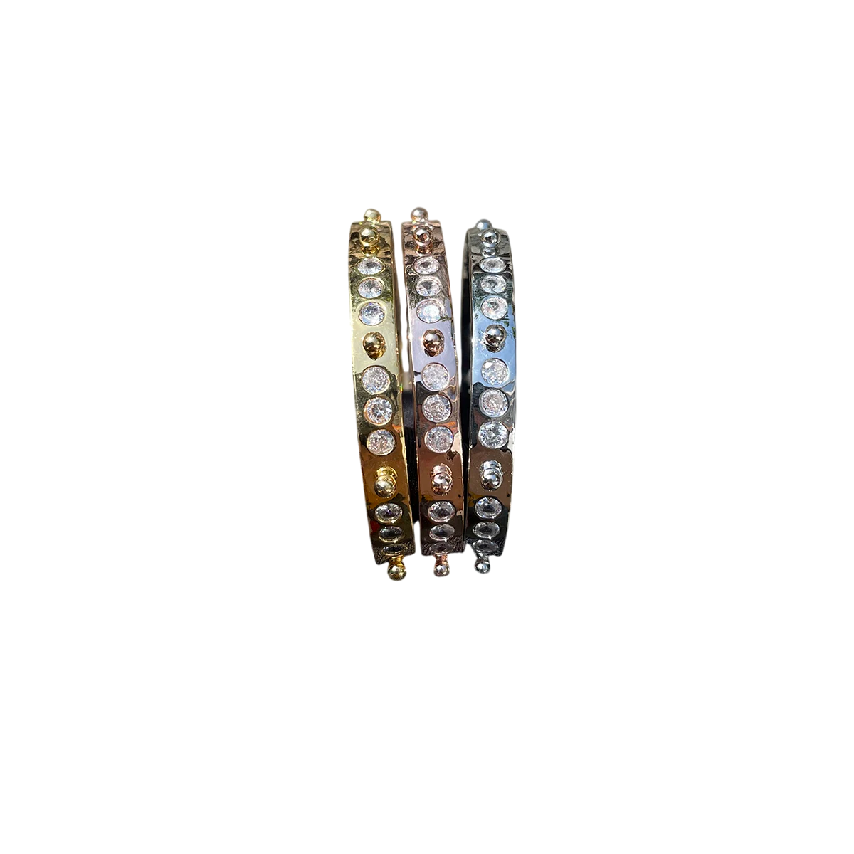 Iced Out Crystal Stacked Bracelet