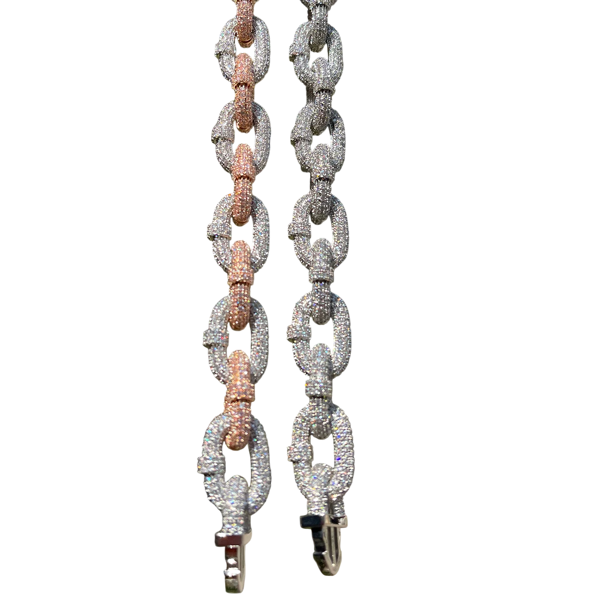 Iced Out Box Centerpiece Cuban Bracelet
