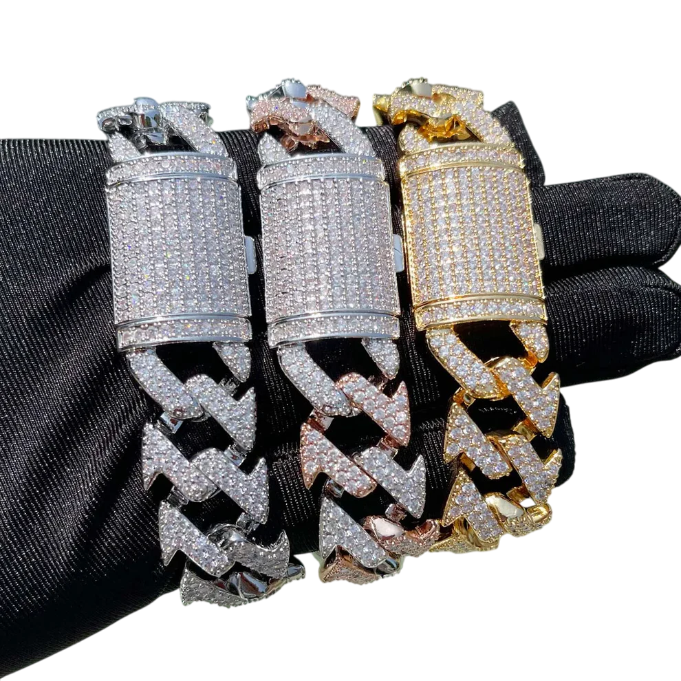 Iced Out Miami ID Cuban Link Bracelet