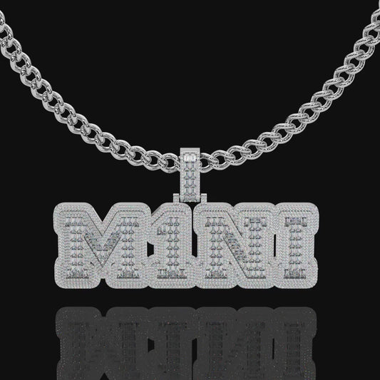 CUSTOM ICED BAGUETTE PLATE FONT