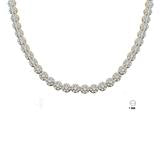 FLORAL TENNIS CHAIN // YELLOW GOLD 7MM