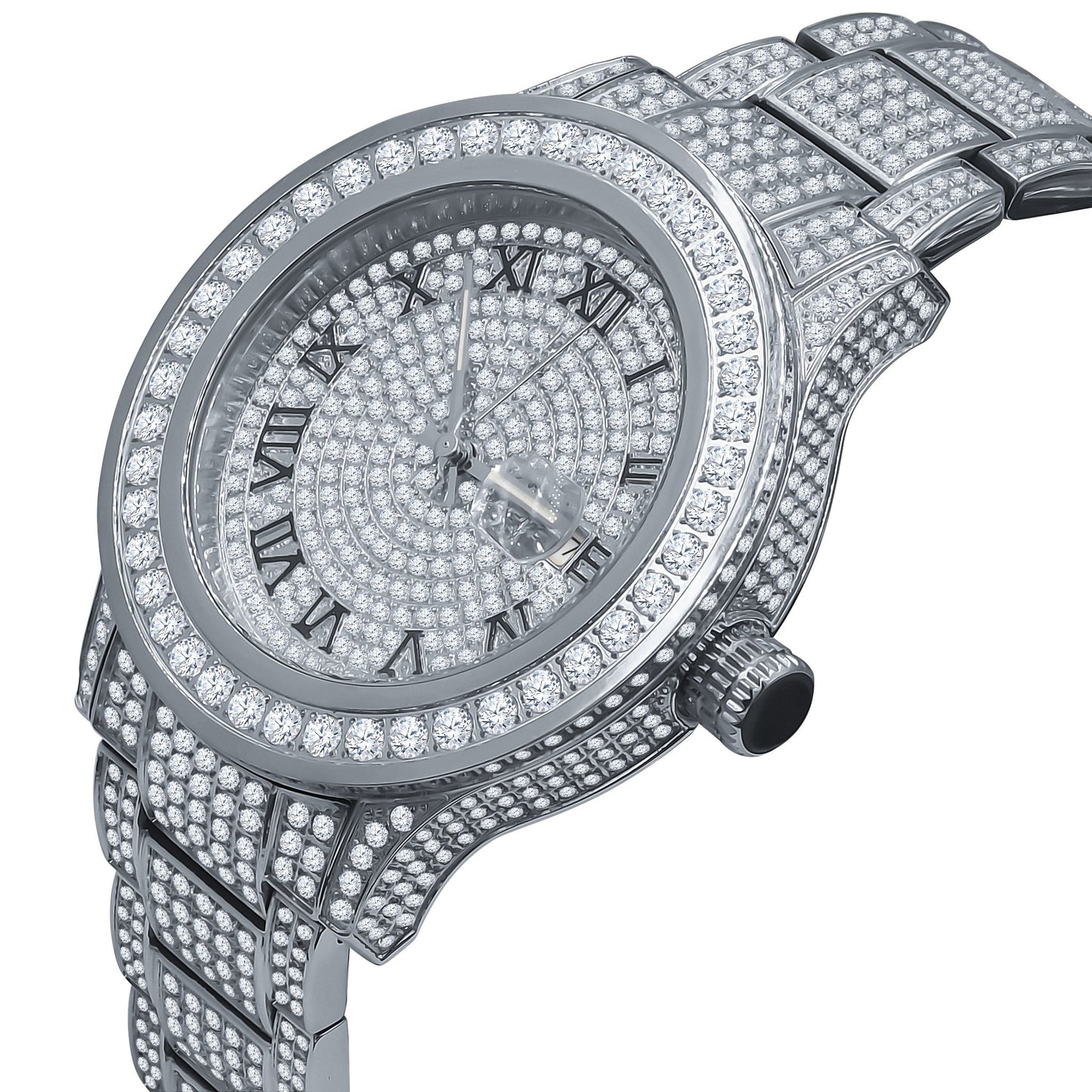 FORZA STAINLESS STEEL WATCH // WHITE GOLD