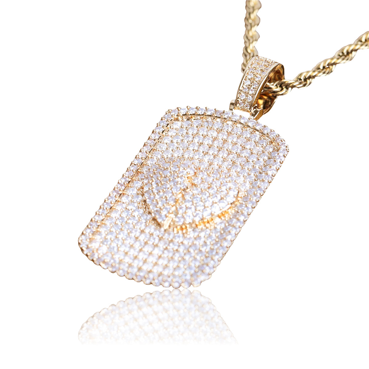 CUSTOM DOG TAG PHOTO PENDANT + CHAIN