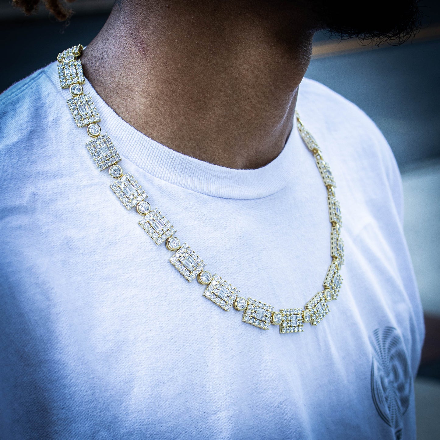 THE GEO CHAIN // YELLOW GOLD 14MM