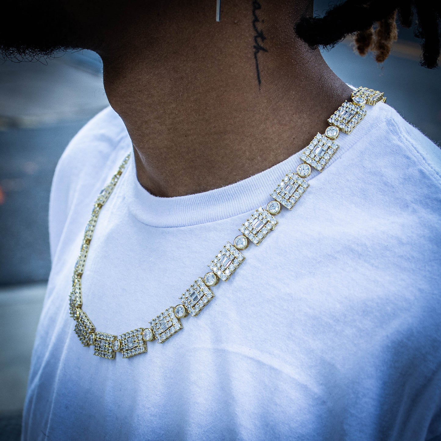THE GEO CHAIN // YELLOW GOLD 14MM