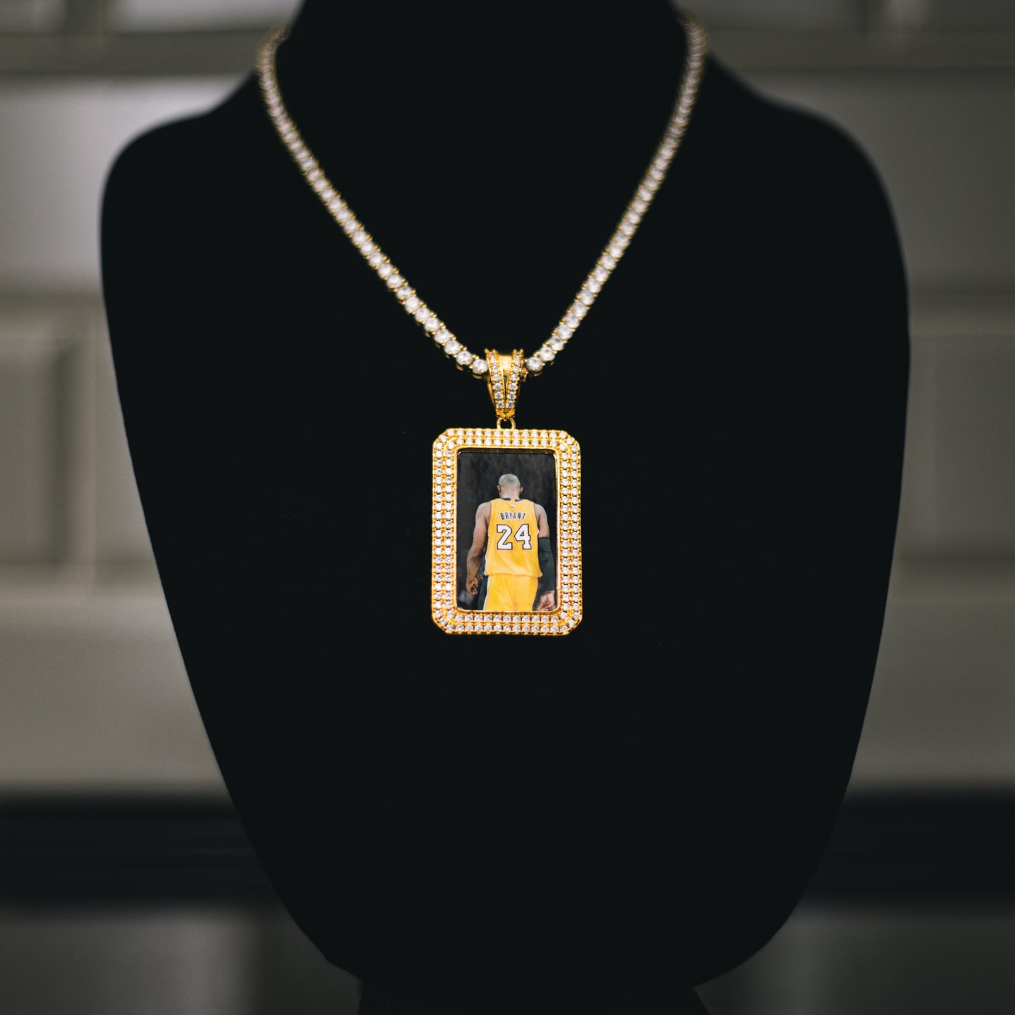 CUSTOM D-OG TAG PHOTO PENDANT + CHAIN