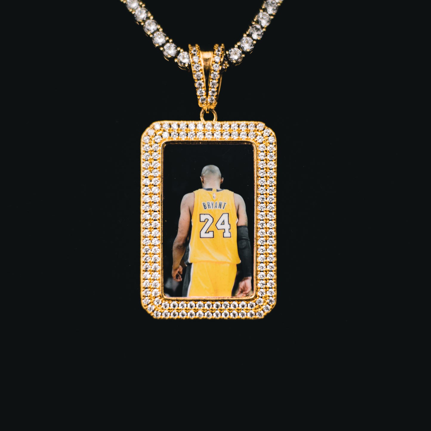 CUSTOM D-OG TAG PHOTO PENDANT + CHAIN