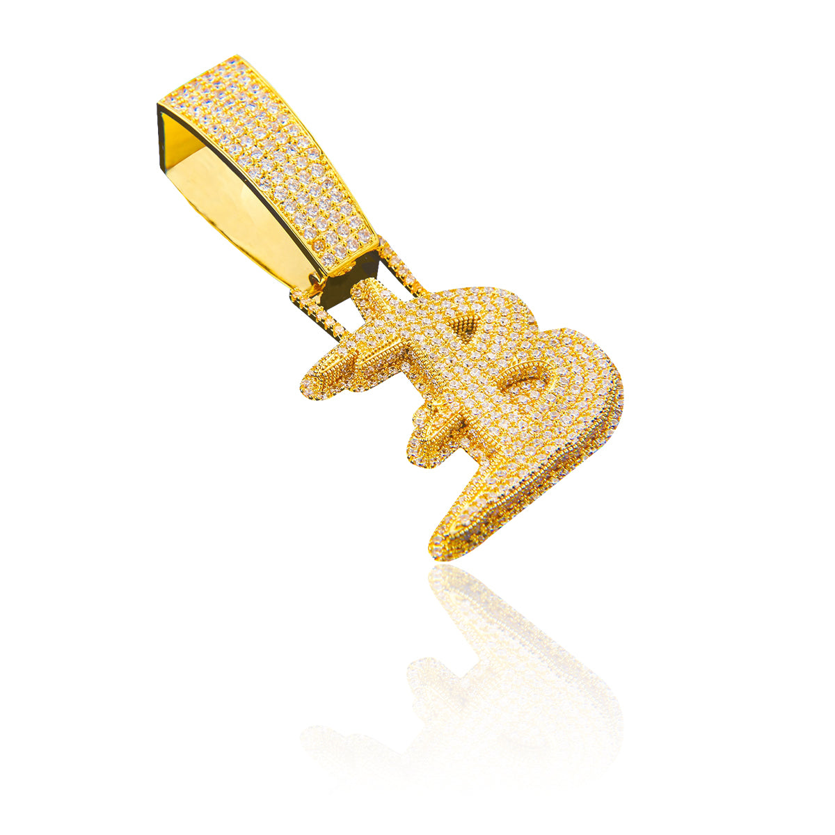 CUSTOM OG SLASHER FONT SINGLE INITIAL PENDANT