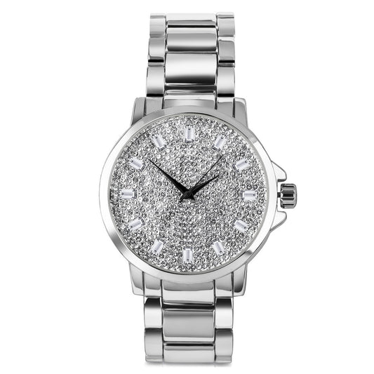 ICED FACE WATCH // WHITE GOLD