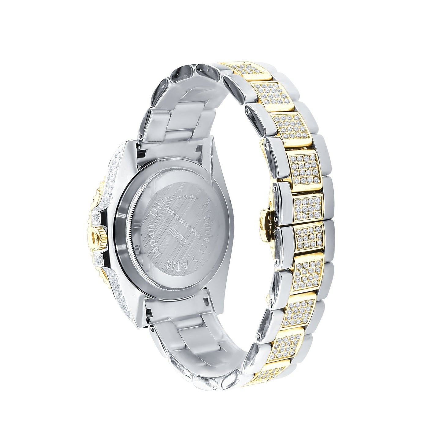HURRICANE STAINLESS STEEL WATCH // WHITE X YELLOW