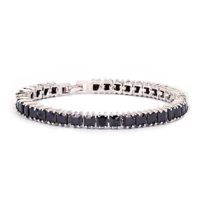 TENNIS BRACELET // COLORED STONE 6MM