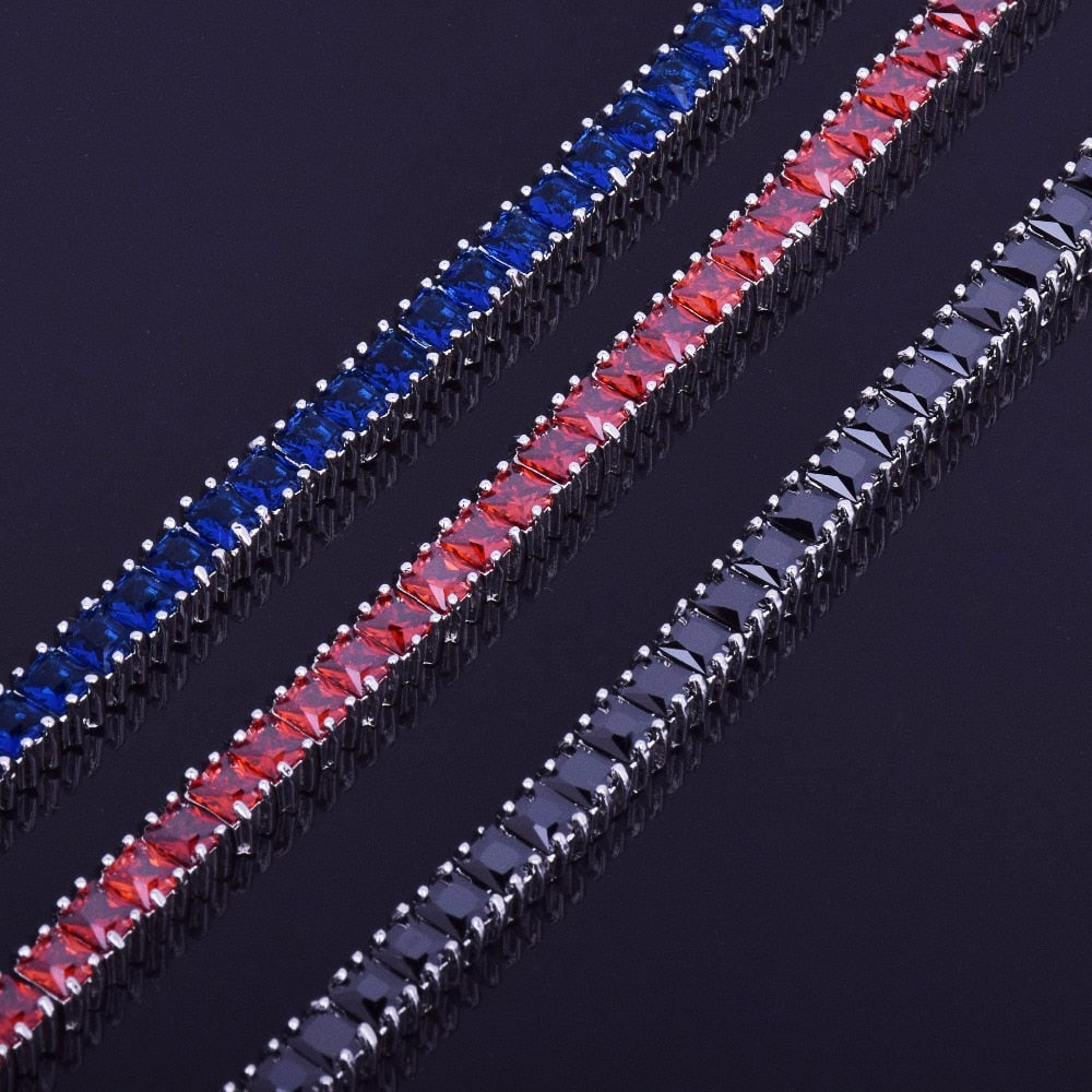 TENNIS BRACELET // COLORED STONE 6MM