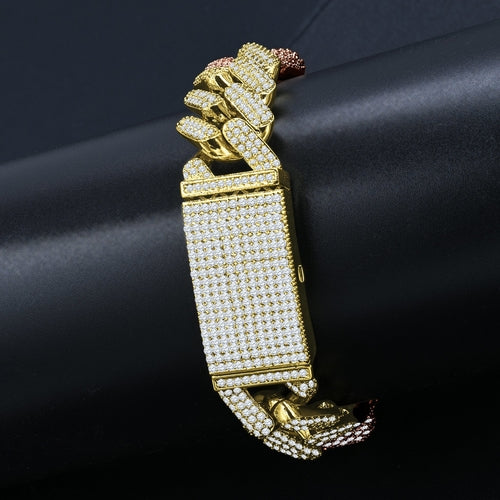 ICED CUBAN X GUCCI LINK BRACELET // 18MM