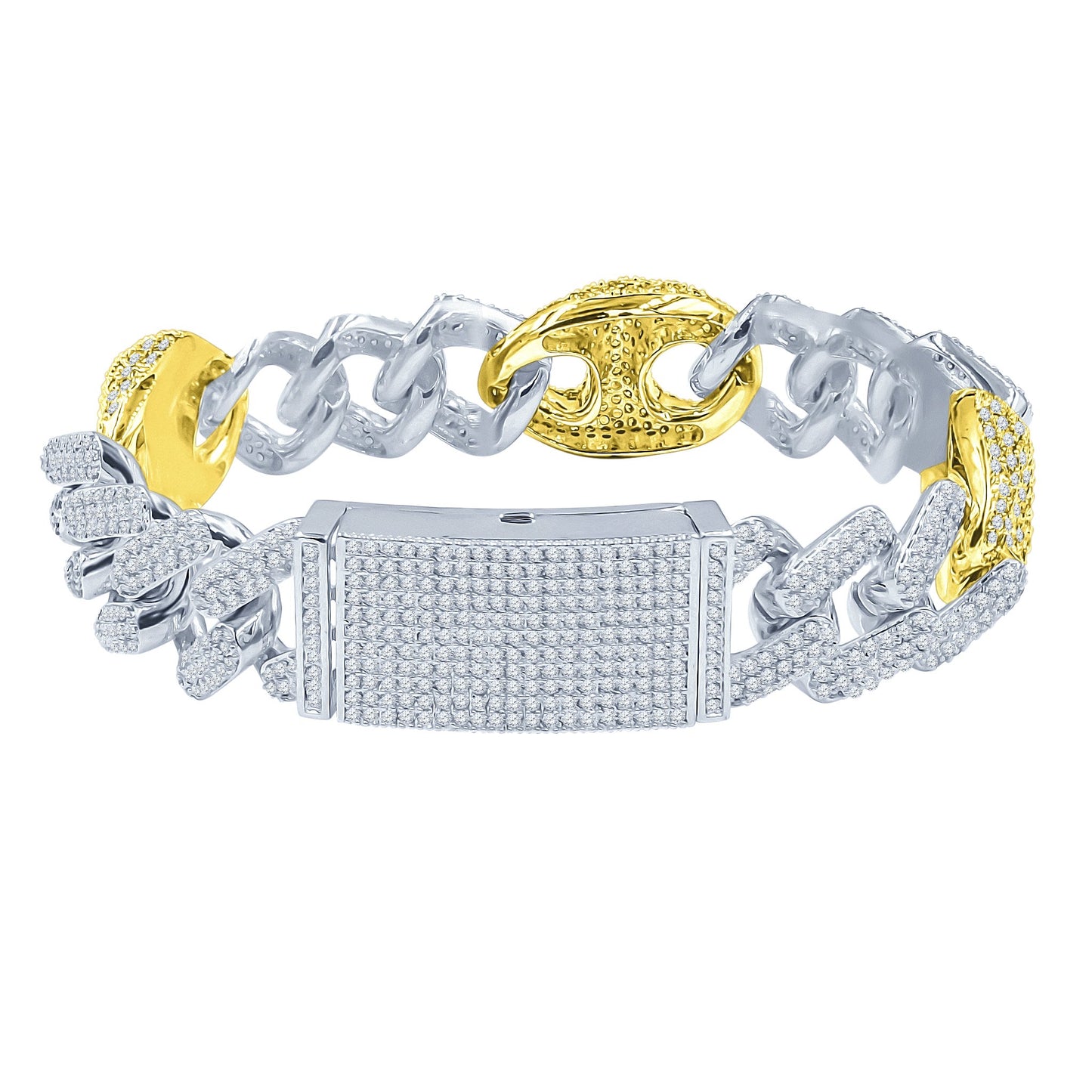 ICED CUBAN X GUCCI LINK BRACELET // 18MM