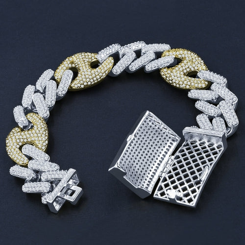 ICED CUBAN X GUCCI LINK BRACELET // 18MM