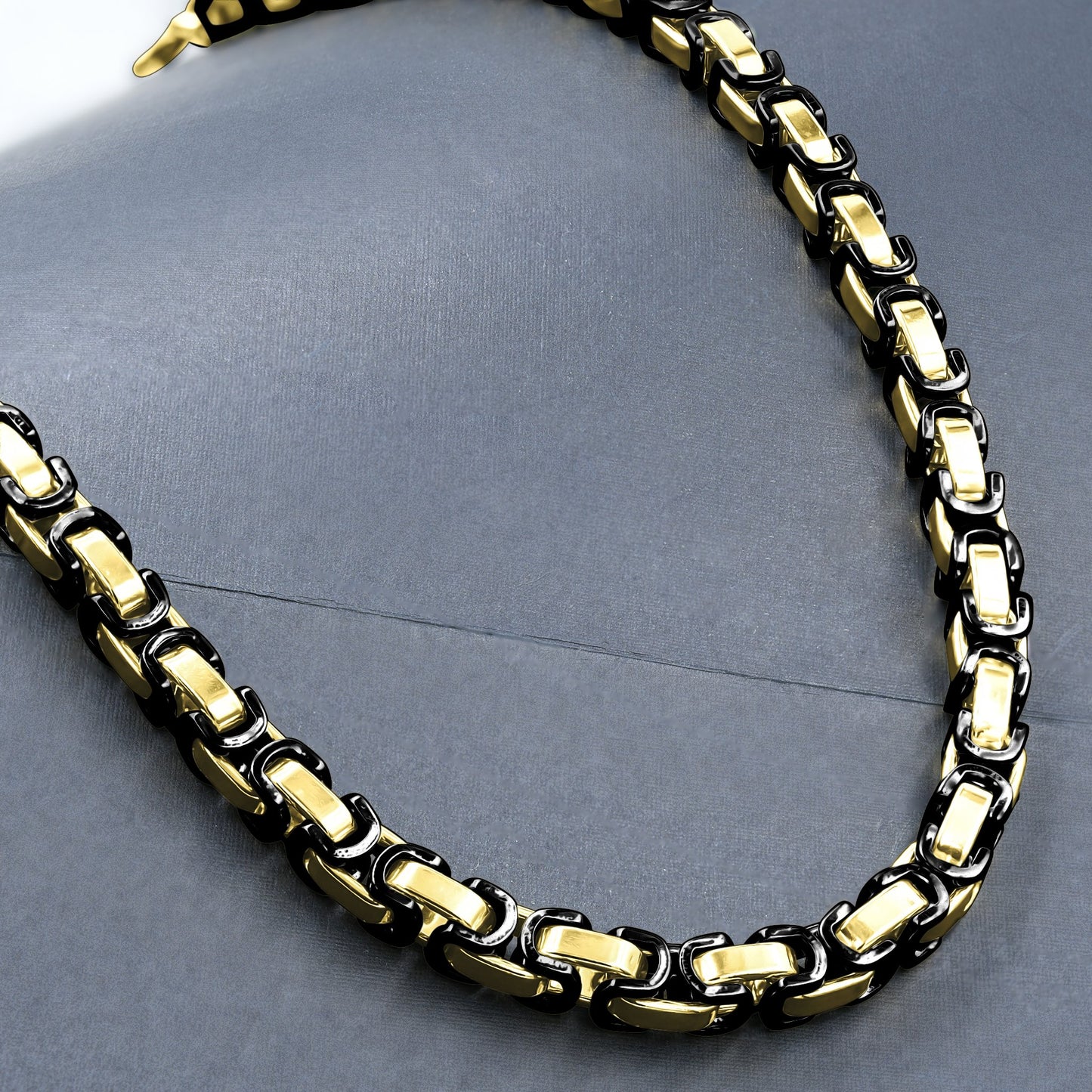 BRYZZY CHAIN // YELLOW X BLACK 7MM