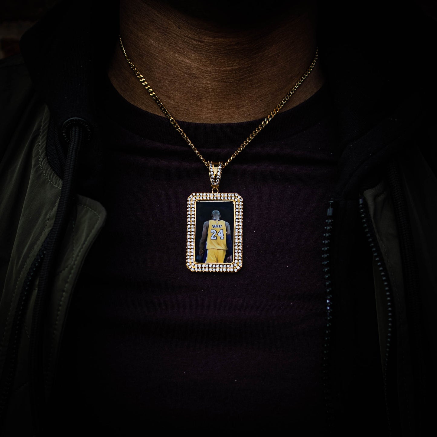 THE D-OG // DOG TAG PHOTO PENDANT is an essential piece to add to your collection to remember an OG in your life...5x Plated with Solid 18k Gold x Diamonds, this custom photo pendant has a breathtaking luster for a price that you simply can't find anywhere else. Stop Settling and Shop OG.