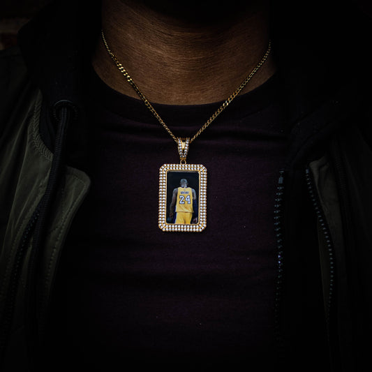 THE D-OG // DOG TAG PHOTO PENDANT is an essential piece to add to your collection to remember an OG in your life...5x Plated with Solid 18k Gold x Diamonds, this custom photo pendant has a breathtaking luster for a price that you simply can't find anywhere else. Stop Settling and Shop OG.