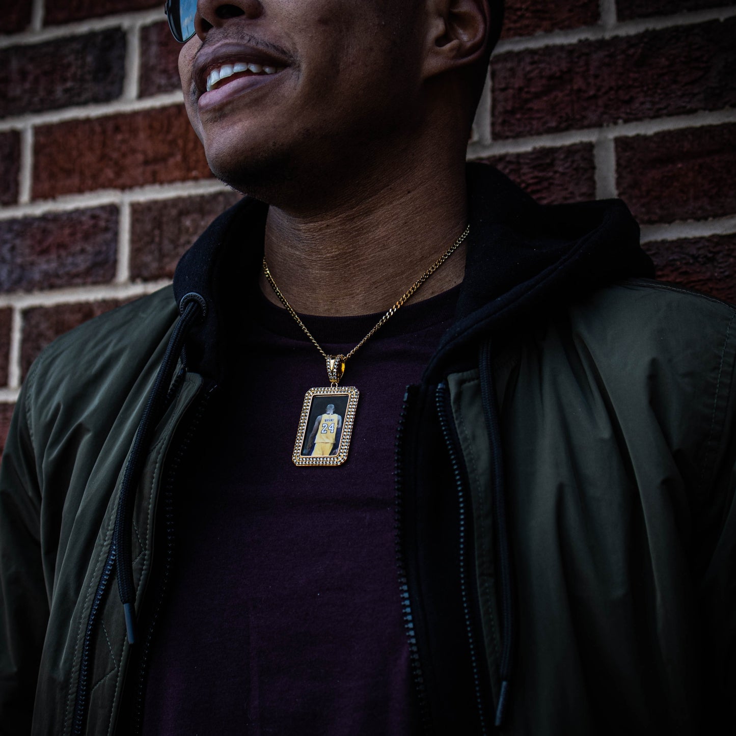 THE D-OG // DOG TAG PHOTO PENDANT is an essential piece to add to your collection to remember an OG in your life...5x Plated with Solid 18k Gold x Diamonds, this custom photo pendant has a breathtaking luster for a price that you simply can't find anywhere else. Stop Settling and Shop OG.
