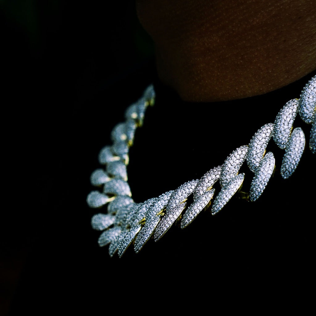 THE BIG DOG CUBAN // YELLOW GOLD 25MM