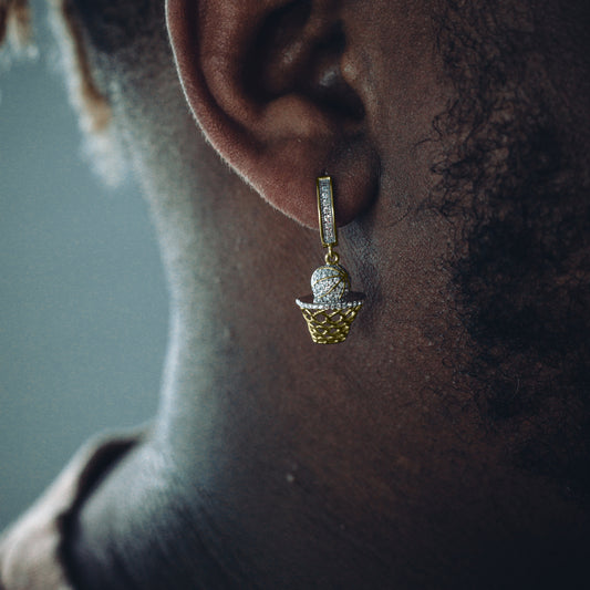 HOOPER DANGLY EARRINGS IN YELLOW GOLD