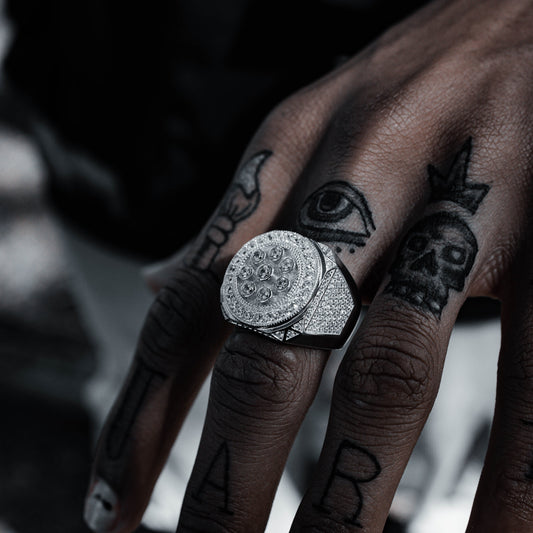 CHAMPION RING // ICED OUT WHITE GOLD