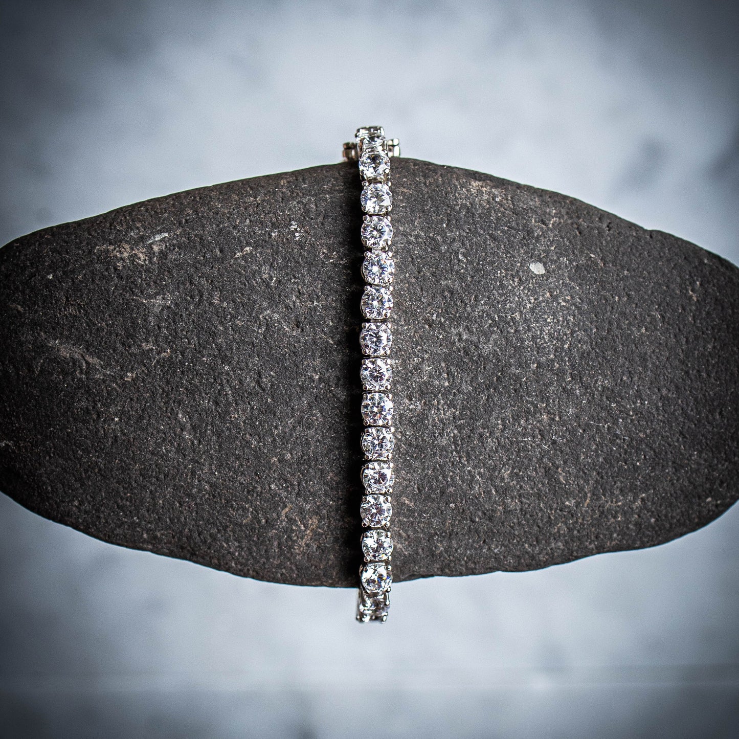 4MM ROUND CUT TENNIS BRACELET
