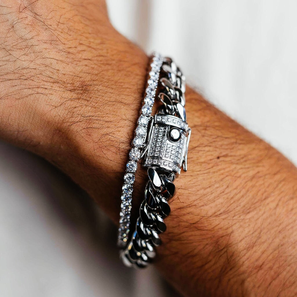 4MM ROUND CUT TENNIS BRACELET