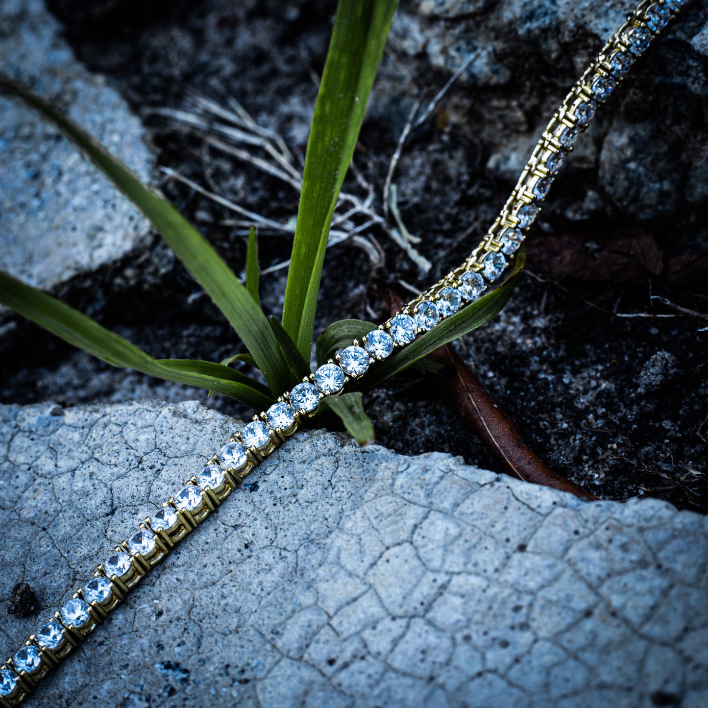4MM ROUND CUT TENNIS CHAIN IN YELLOW GOLD