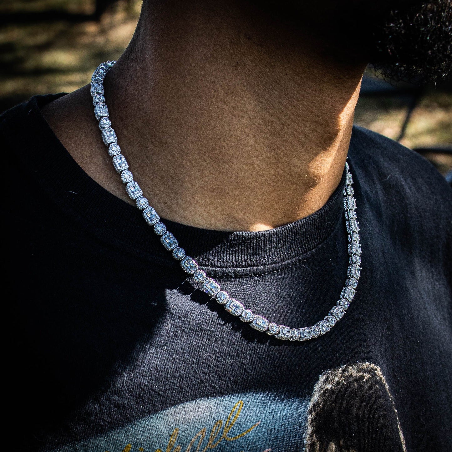6MM ROYALTY TENNIS CHAIN IN WHITE GOLD
