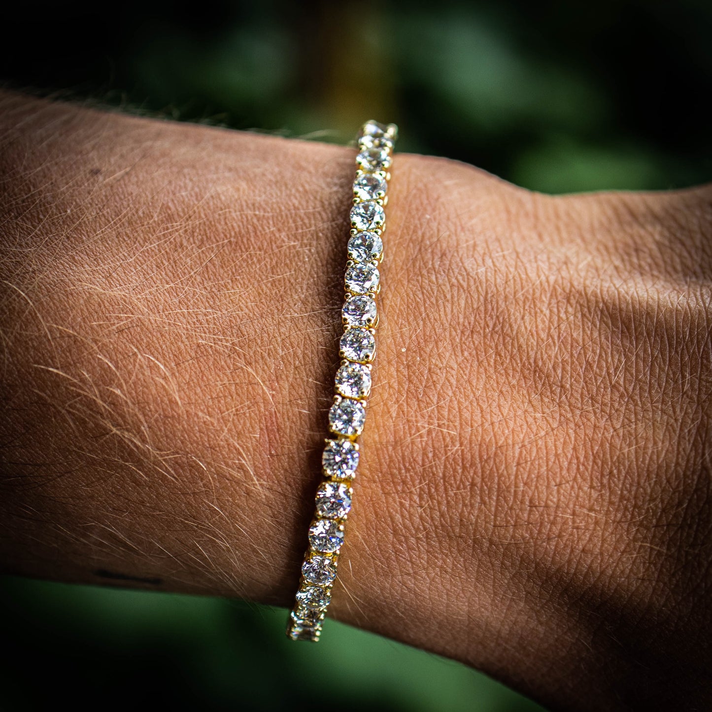 4MM ROUND CUT TENNIS BRACELET