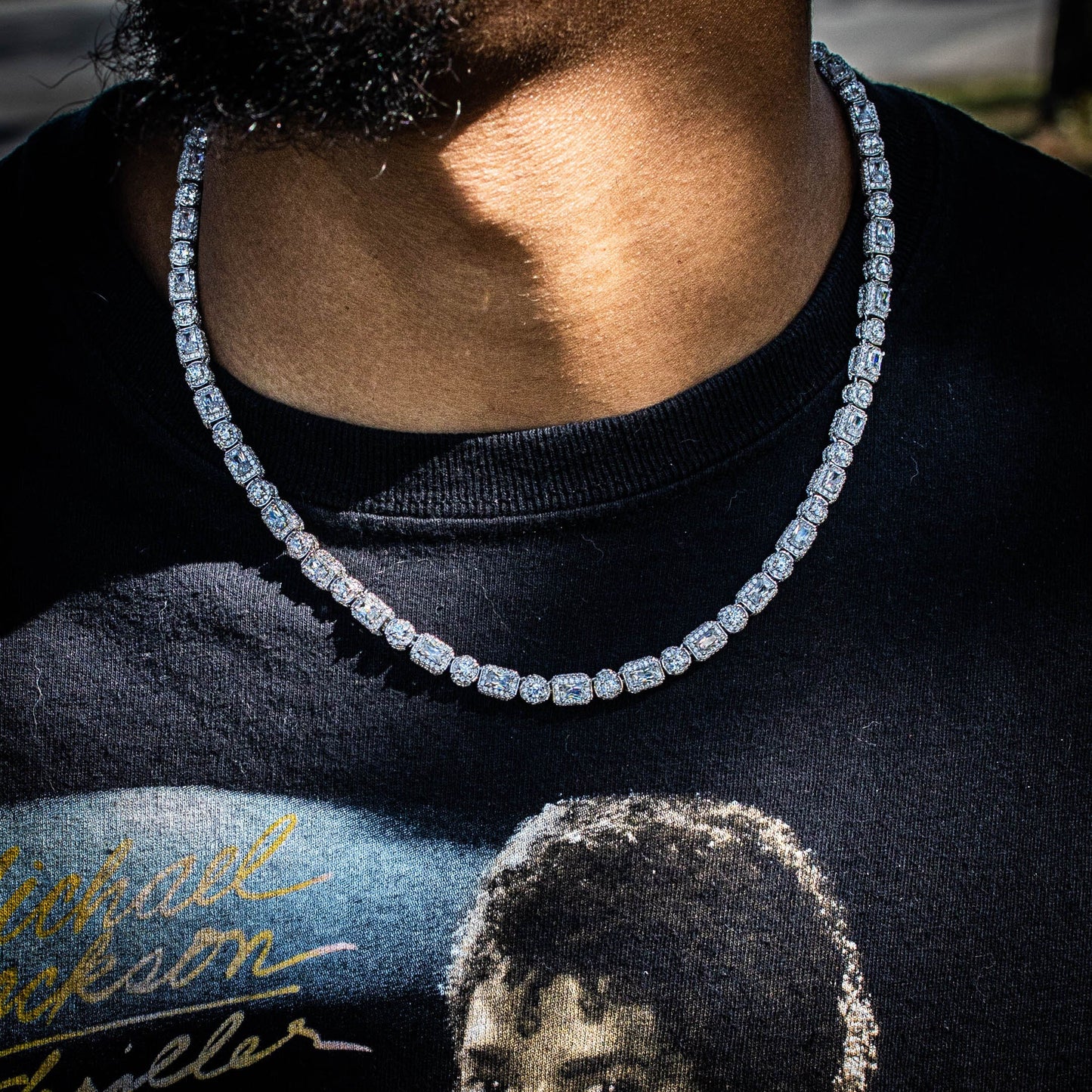 6MM ROYALTY TENNIS CHAIN IN WHITE GOLD