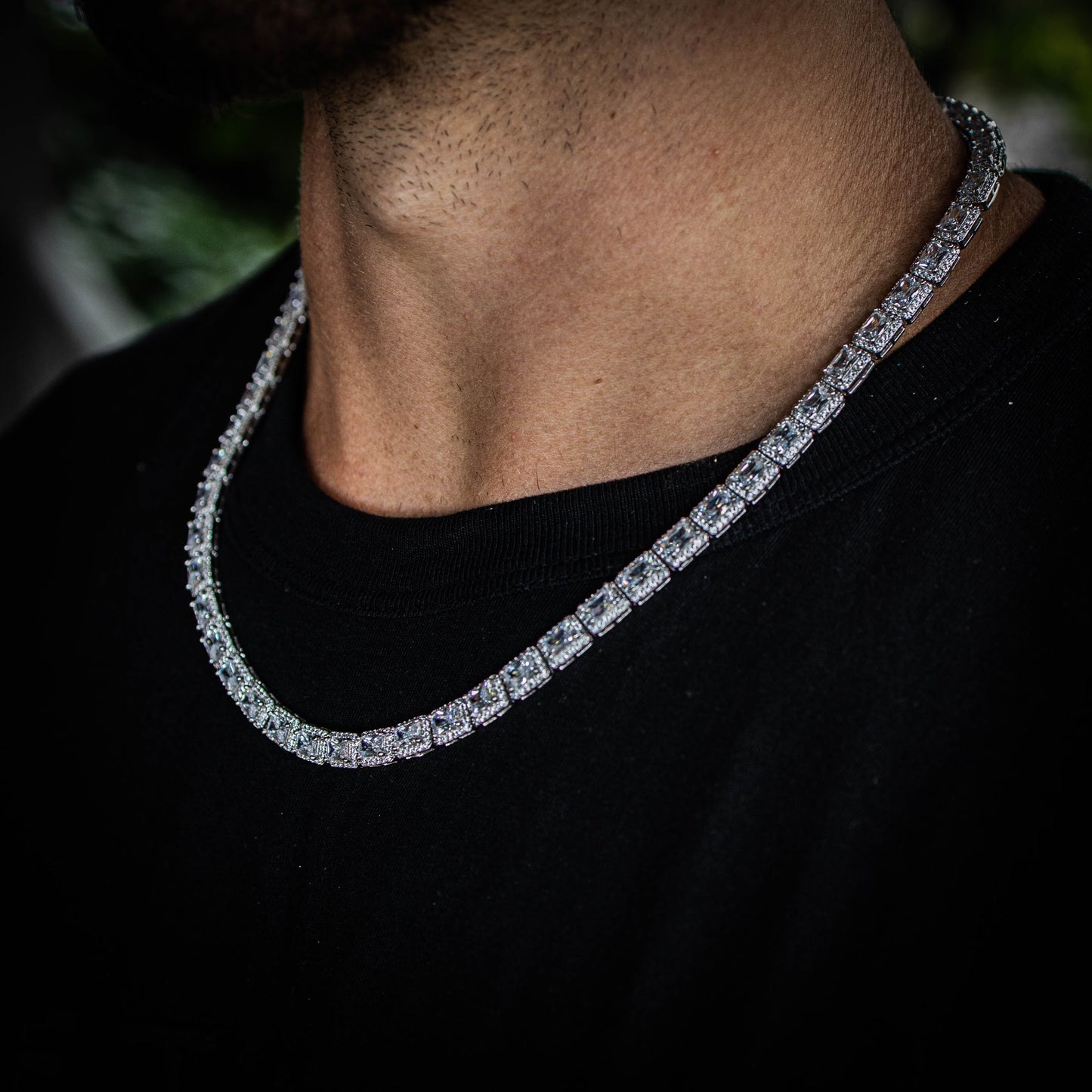 THE EMERALD CHAIN // WHITE GOLD 6MM