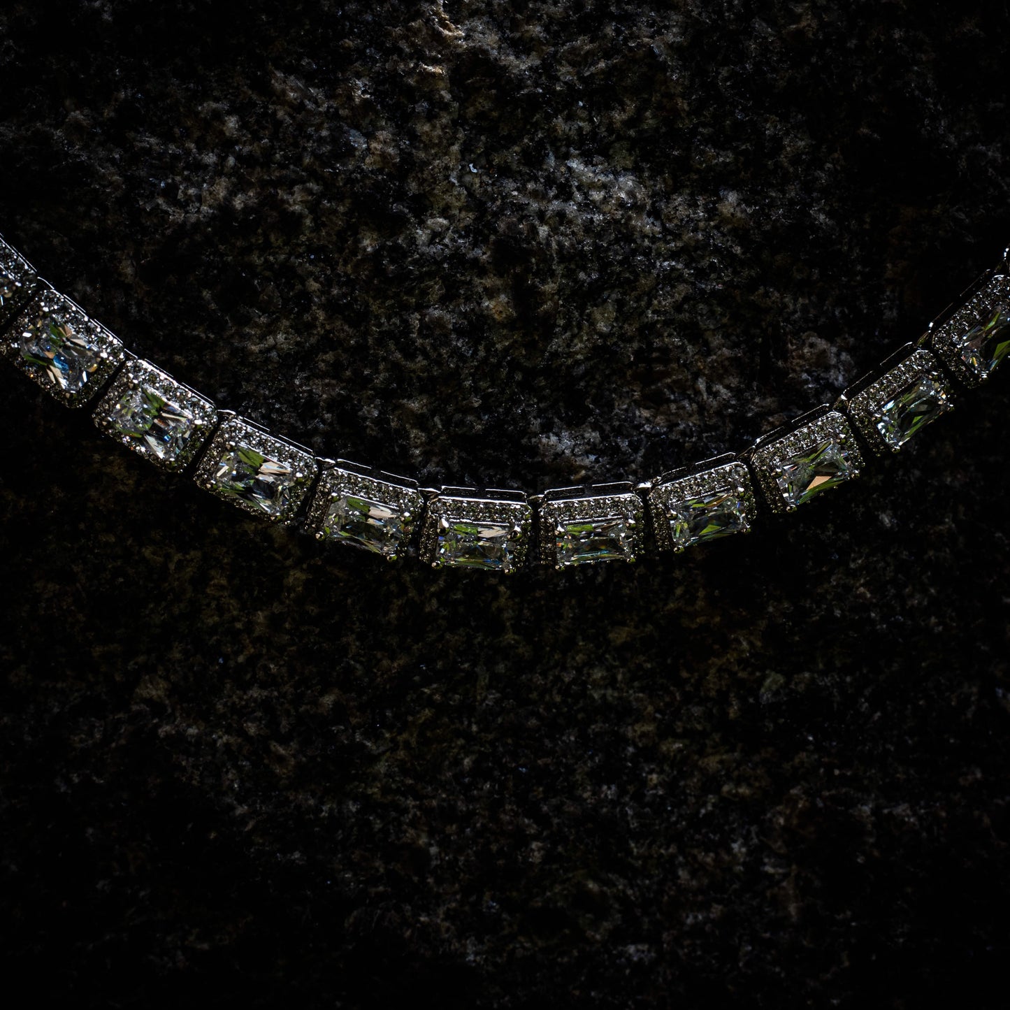 THE EMERALD CHAIN // WHITE GOLD 6MM